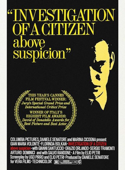 دانلود فیلم Investigation of a Citizen Above Suspicion